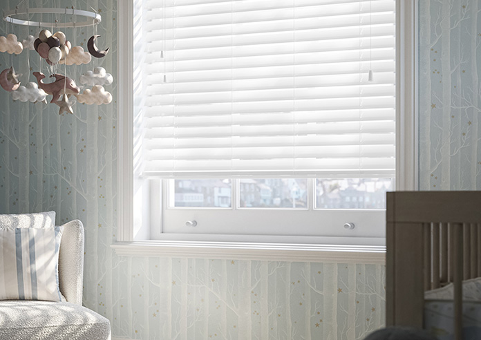 Ecowood, Brilliant White Gloss - Venetian Blind - Image 5